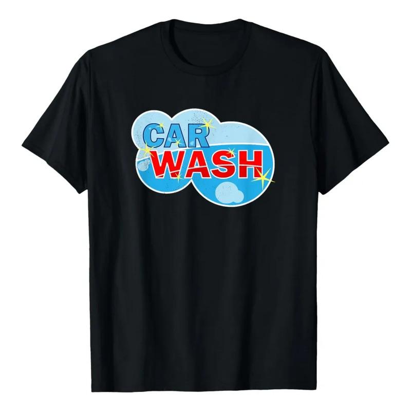 Car Wash - Divertida Camiseta Retro Con Dise?o De Lavado De S