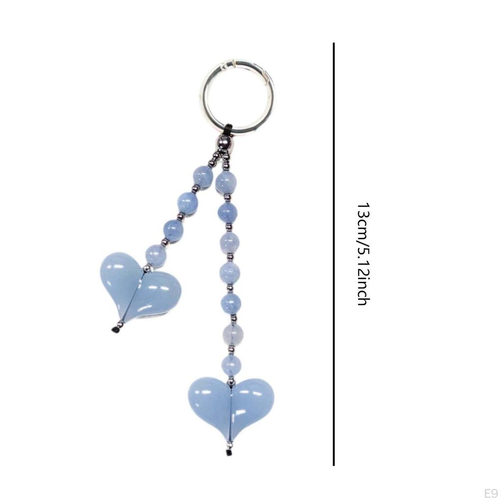 Beaded Keychain Backpack Decoration Portable Cute Hanging Ornament Decorative Pendant for Birthday