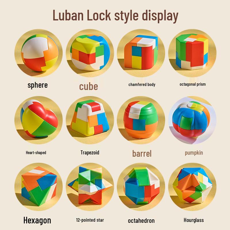 Creative Luban Lock Toy - Perfect Children s Day, Student Reward, or Classroom Gift