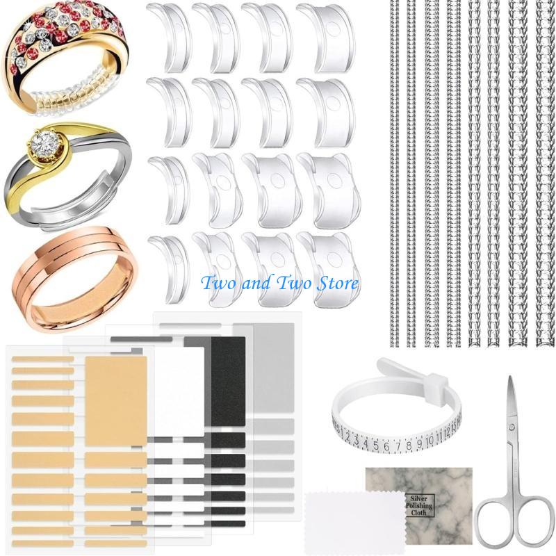 HX6F Ring Size Adjuster Adjusting Insert Invisible and Comfortable Sizing Accessory