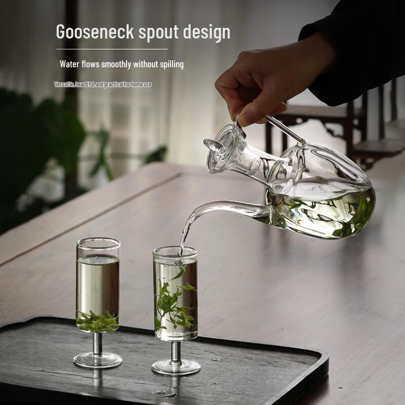 Baizi'en 500ml High Borosilicate Glass Teapot