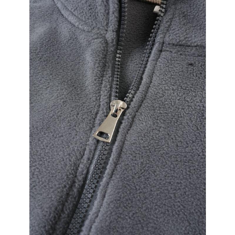 New Men's New Double-sided Fleece Half-zipper Casual Stand Collar Sweatshirt Men's Autumn and Winter Jacket