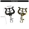 Secure Grip Music Stand Clip for Brass Instruments Metal Construction Foldable Design for Band Practice Performances