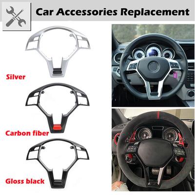 Car Steering Wheel Frame Cover Trim AMG Style for Mercedes-Benz A C E GLA CLA CLS Class W204 W212 W207 W117 C172 C218