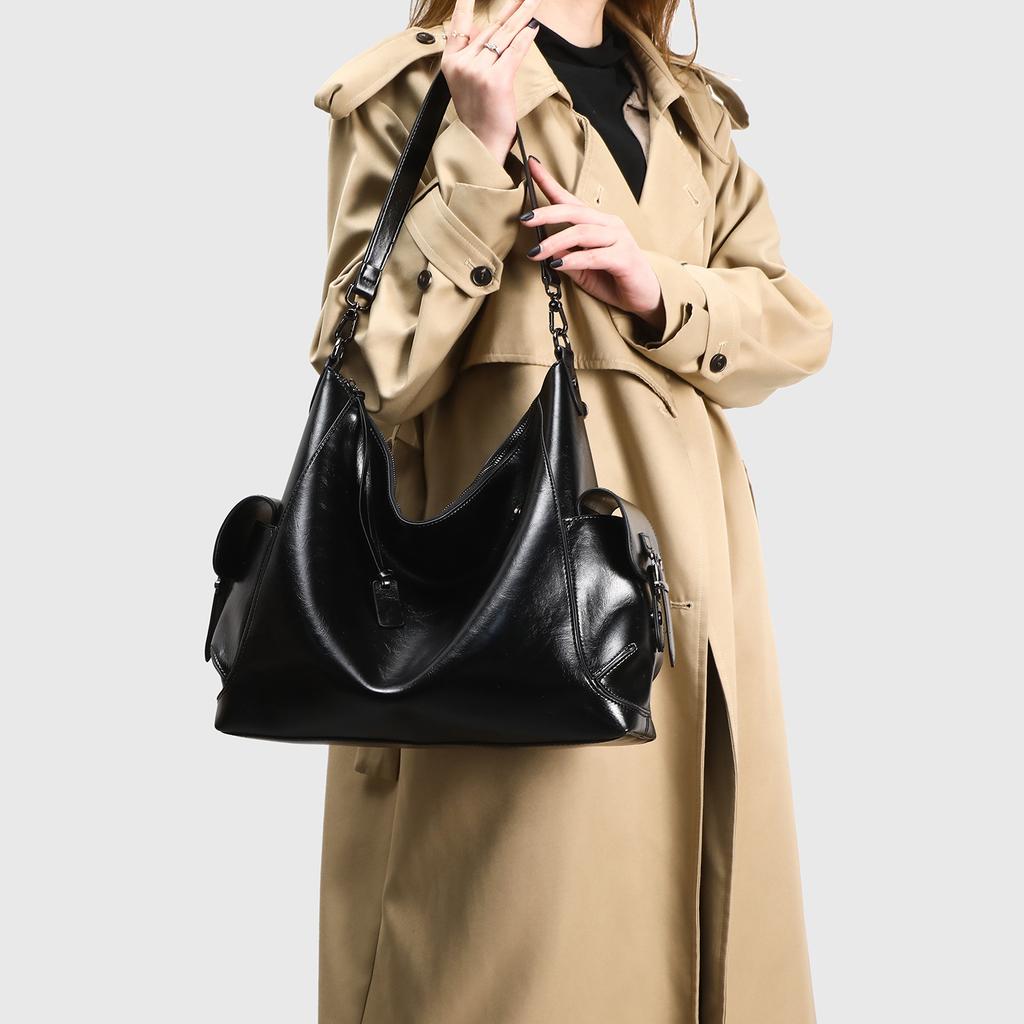 2025 New Fashionable Women's Handbag, Niche High-End Large Capacity Shoulder Underarm Bag, Casual Crossbody Tote Bag