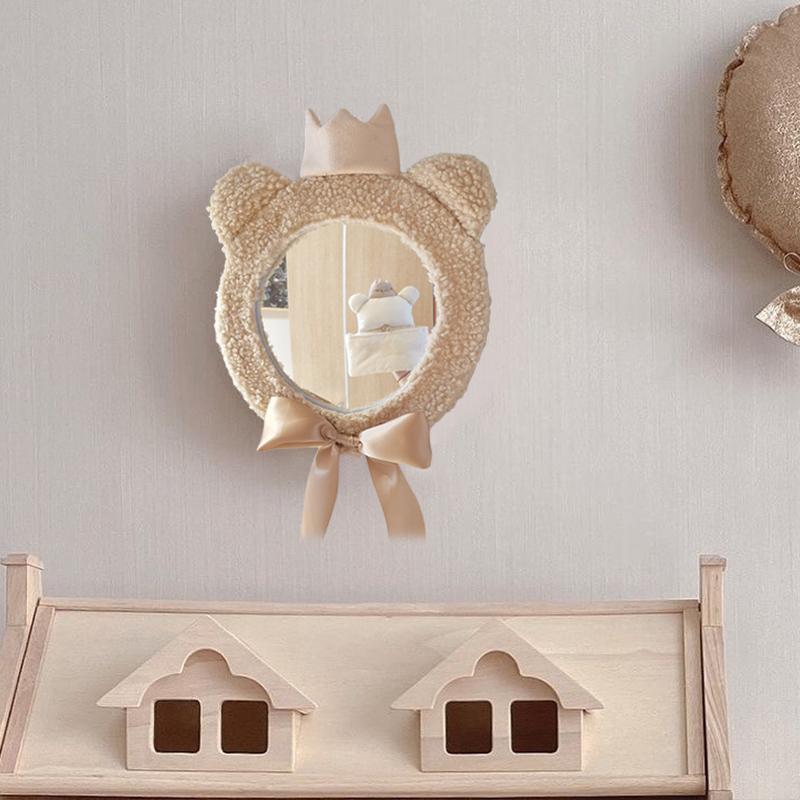 1PC Shooting Mirror Portable Decorative Mirror Cute Acrylic Mirror Car Safety Reflector Clothing Store Decoration Diameter 25cm