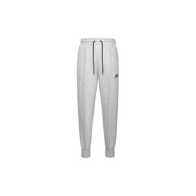 Sportbekleidung Tech Fleece Uni Logo Kordelzug Bündchen Strick Jogginghose Damen Jogginghose Dunkelgrau Schwarz FB8331-063
