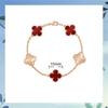 Luxury Four-leaf Clover Bracelet Unisex Versatile and Sophisticated Lucky Clover Bracelet