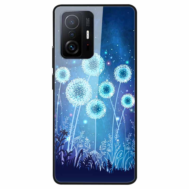 Tempered Glass Case For Xiaomi 11T Cover 6.67 Cool Bumper Hard glass Case For Xiaomi 11T Pro Case Mi 11T Pro Mi11T Capa Shells