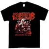 Kreator Pleasure To Kill T-shirt S-XXL Officiell T-shirt Thrash Metal T-shirt