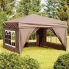VidaXL Foldable Reception Tent with Walls Camping Gazebo Outdoor Pavilion Garden Gazebo Marquee Patio 93526