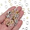 1 Box Metal Open Jump Rings Kit Gold Silver Color Double Loops Split Rings For DIY Bracelet Earring Making Connector Accessories