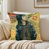 musician revolutionary VViktor TTsoi Cushion Cover Pillowcase Antidustmite living Room Sofa Decor Cushion Room