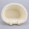 Colorful Woven Rattan Bike Basket for Children's Bicycle - Washable Frame Accessory