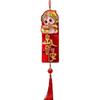 Flocking New Year Lucky Pendant Traditional Spring Festival Hanging Couplet  Home Living Room Decor