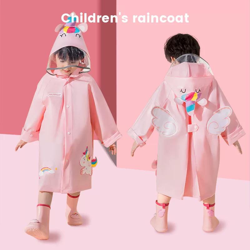 School Baby Child New Rabbit Children Raincoat