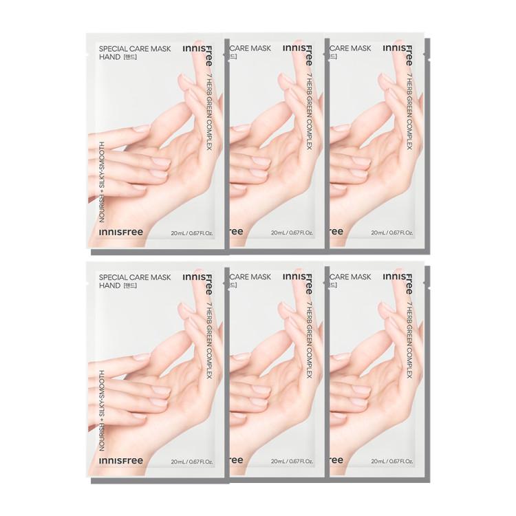 Innisfree Special Care Mask [Hand] 20mL 6 Sheets, Korean Cosmetics