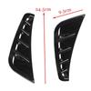 Car Front Wheel Air Vent Fender Bumper Side Trim Cover Canard For Mercedes C-Class W205 C63 C180 C200 C260 C300 C180L C200L