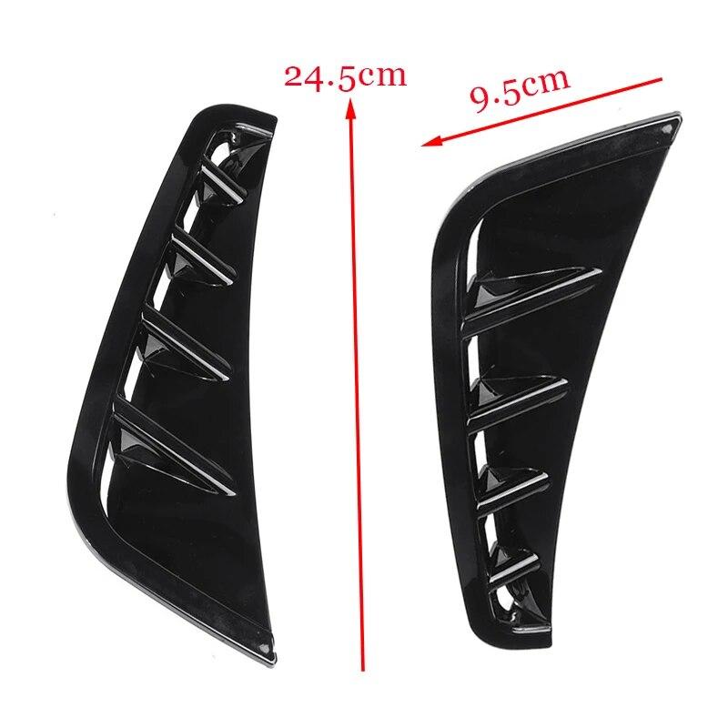 Car Front Wheel Air Vent Fender Bumper Side Trim Cover Canard For Mercedes C-Class W205 C63 C180 C200 C260 C300 C180L C200L