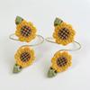 Metal Butterfly Sunflower Curtain Straps Fabric Sunflower Curtain Holders  Living Room
