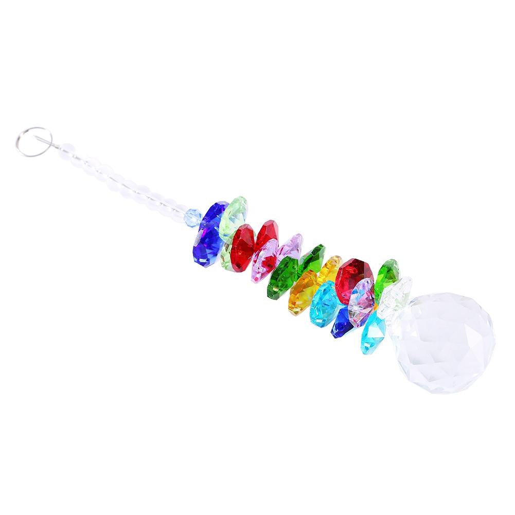 

Rainbow Maker Crystal Suncatcher Hanging Chandelier Ball Prism Pendulum Pendant Decor