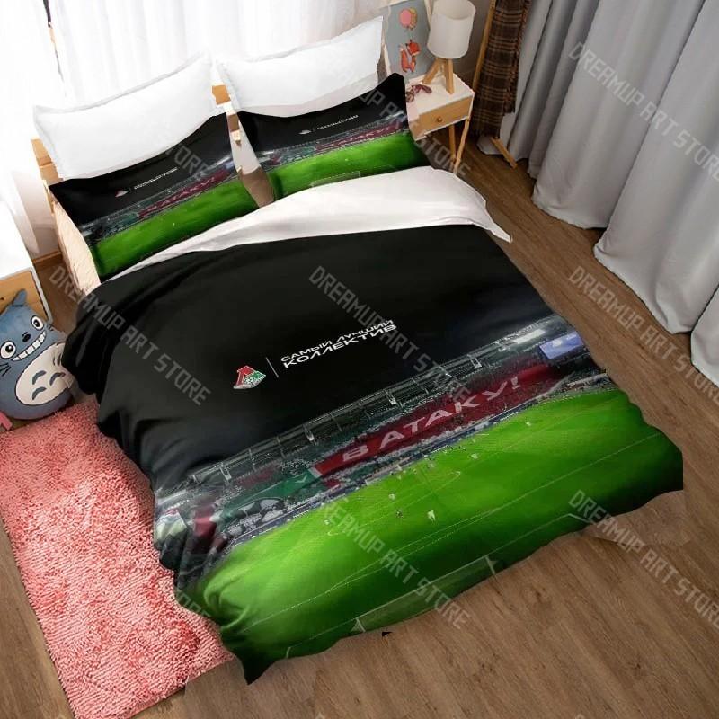 3D Print Lokomotiv Moscow Bedding Set Twin Queen King Full Size Duvet Cover Pillowcase Bed boys girls Adult Home Textiles
