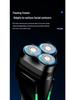 New Magnetic Men's Three-Head Electric Shaver with Car Charging Feature, Rechargeable Razor