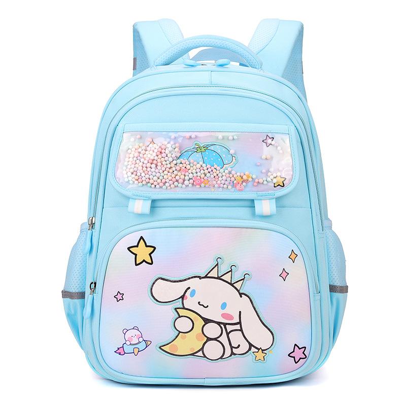 Student Cartoon Fresh Girl Schoolbag Decompression Spine Protection Schoolbag Multi-compartment Large-capacity Backpack