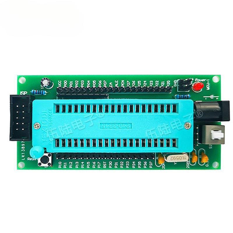 

51 MCU System Development Board DIY Kit STC89C52 Electronic Experiment Solder Parts AT Core Board China Mainland