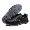 JK6577 2025 Wholesale Safety Shoes for Men   Puncture-proof Anti-smashing Steel Toe Work Boots Black Construction Sports Shoes