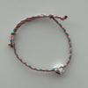 Murmur [925silver]Color Rope Heart Bracelet