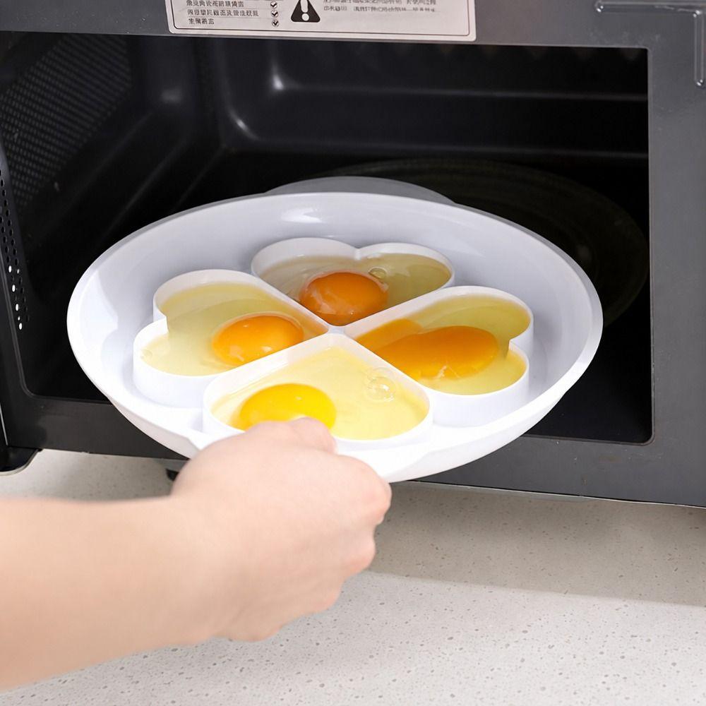 Kitchen Cooking Mold Microwave Egg Cooker Food Grades Plastic Egg Fryer Breakfast Preparation