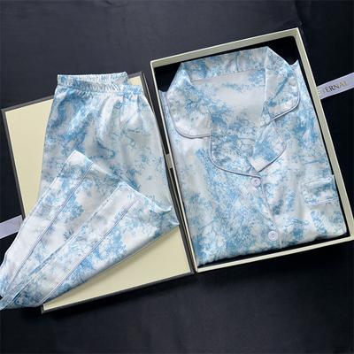 Pyjama d'été classique en satin de soie synthétique pour femme, ensemble pyjama short, survêtement d'intérieur pour femme, ensemble deux pièces pour dormir, vêtements d'intérieur pour femme