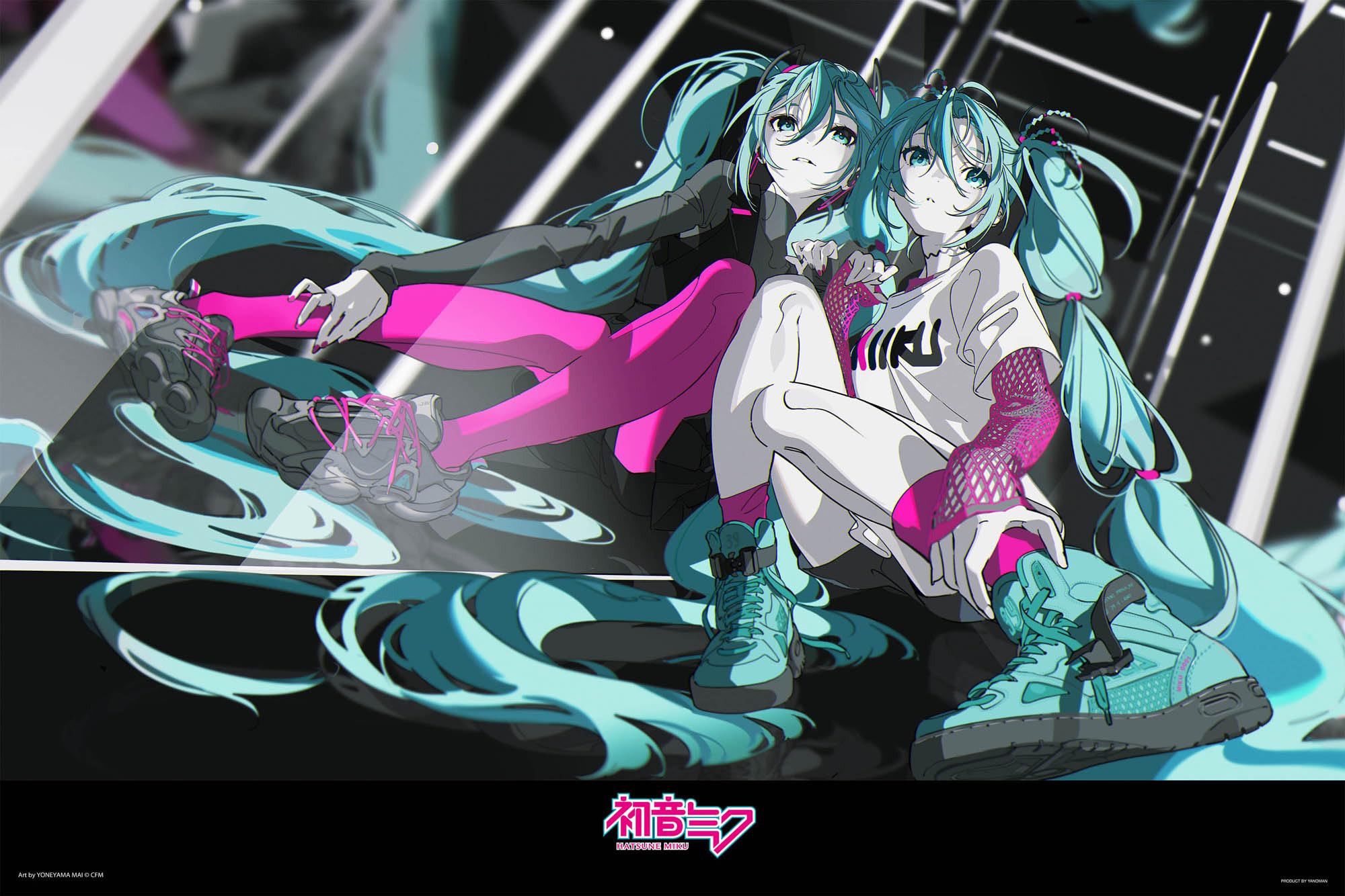 

Yanoman [Made in Japan] 1000-piece jigsaw puzzle Hatsune Miku CUTE&COOL Original (50 x 75 cm) 10-1472 Piece request postcard, glue included,