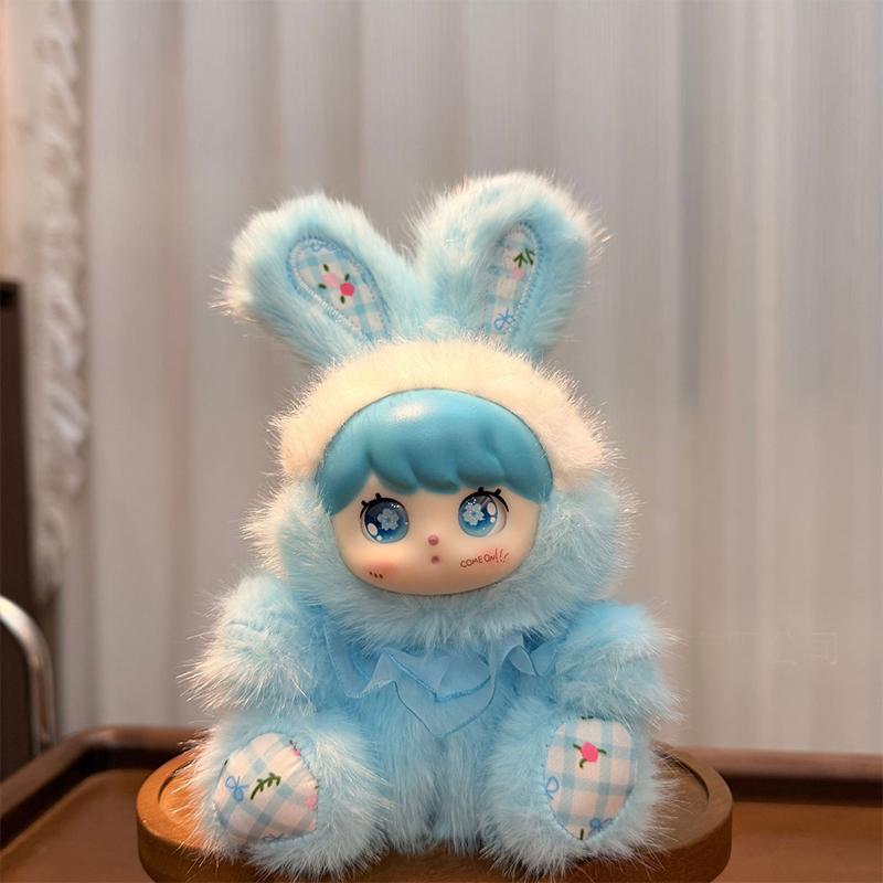 Cute Bunny Vinyl Doll Toy Ornaments Pendant Keychain Backpack Hanging Decoration