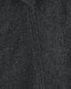 Beslow Wool Wide Collar Harrington Jacket Melange Charcoal