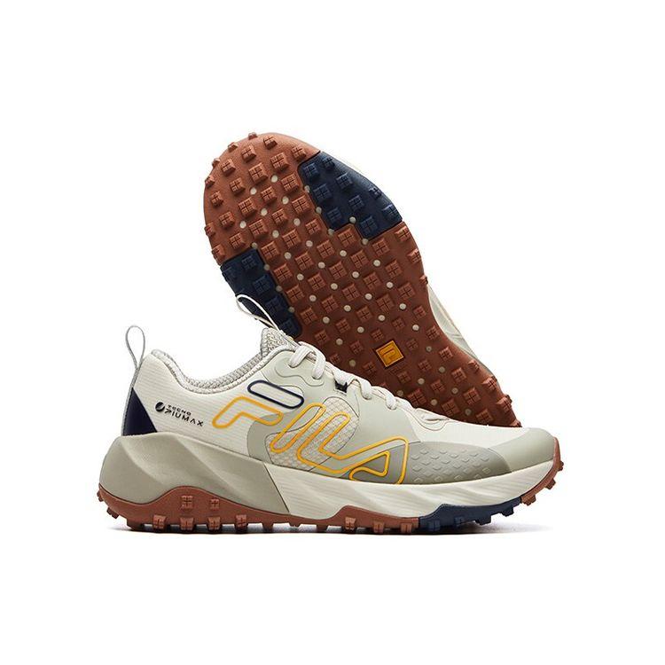 Fila Athletics Casual Trend Fabric Synthetic Leather Low Top Running Shoes Women Sneaker Black Castle-Gray A12W112206FTD