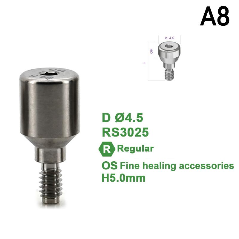 Dental Implant Composite Healing Screw Accessories For Adin Regular Screw Window Closing Transfer Rod Procedure Equipment