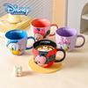 Disney Mickey Mouse 3D Mug Creative Ceramic Coffee Cup with Handle Good-looking Couple Cup Gift Home Office Cup