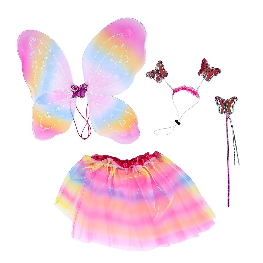 NaFairy Porch Goose Outfit with Wing for 23 Inch Spring Porch Goose Clothes Skirt Costume for Yard Lawn Garden Patio Decor