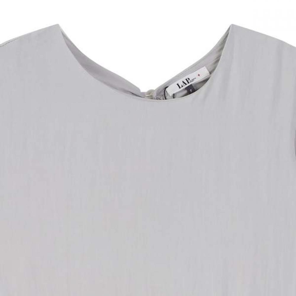 LAP Women Back Slit Shirred Sleeveless Long Dress As2wo420