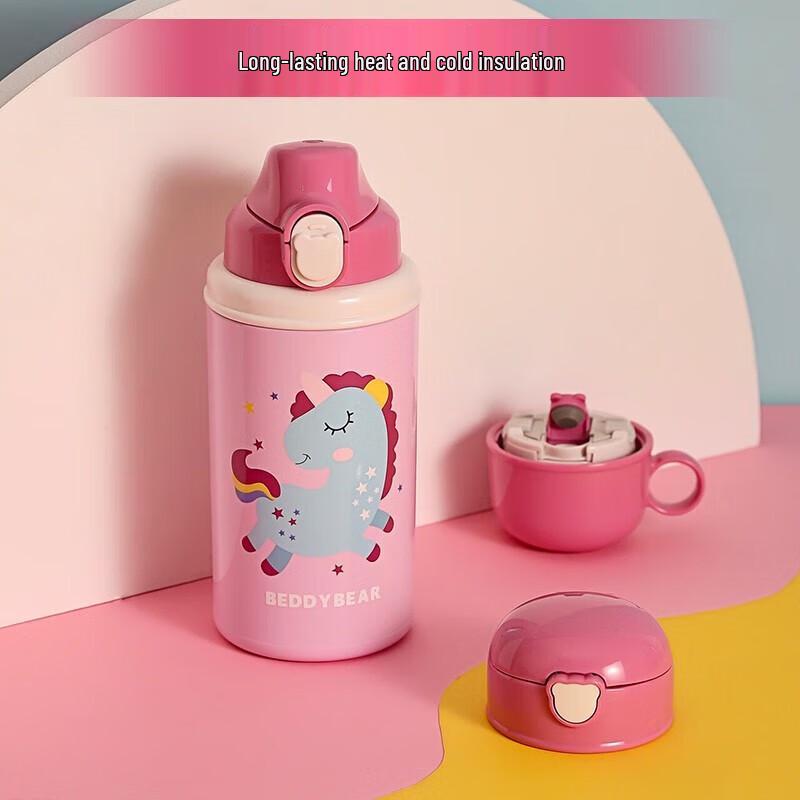 BeiJuXiong Kids Insulated Unicorn Thermos Mug