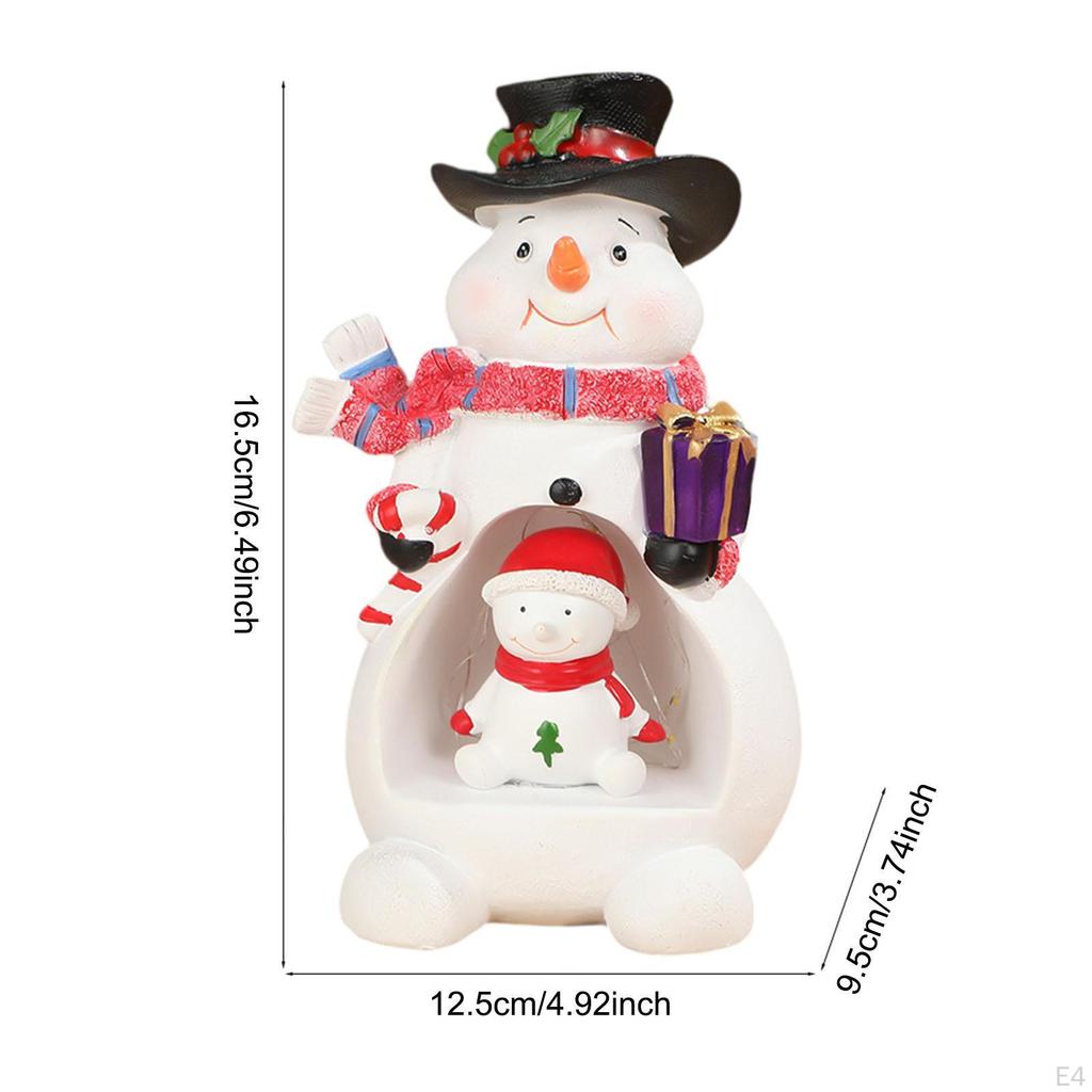 Weihnachtsdekoration mit leichter Handwerkskunst, stabiler und süßer Harzstatue