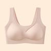 Invisible gathering seamless liquid foundation bra fixed cup lift and close sub-breasts beautiful back lace summer