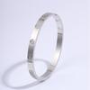 Classic titanium steel bracelet for women, popular fashion light luxury bracelet, ten diamond gold bracelet for girlfriends