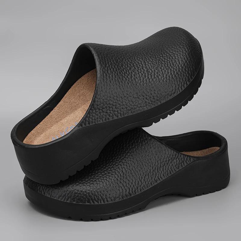 Fashion Men's Outdoor Work Summer New Style Cool Slippers Large Size Anti Slip Loafers Indoor Chef Set Foot Casual Shoes for Women 2025