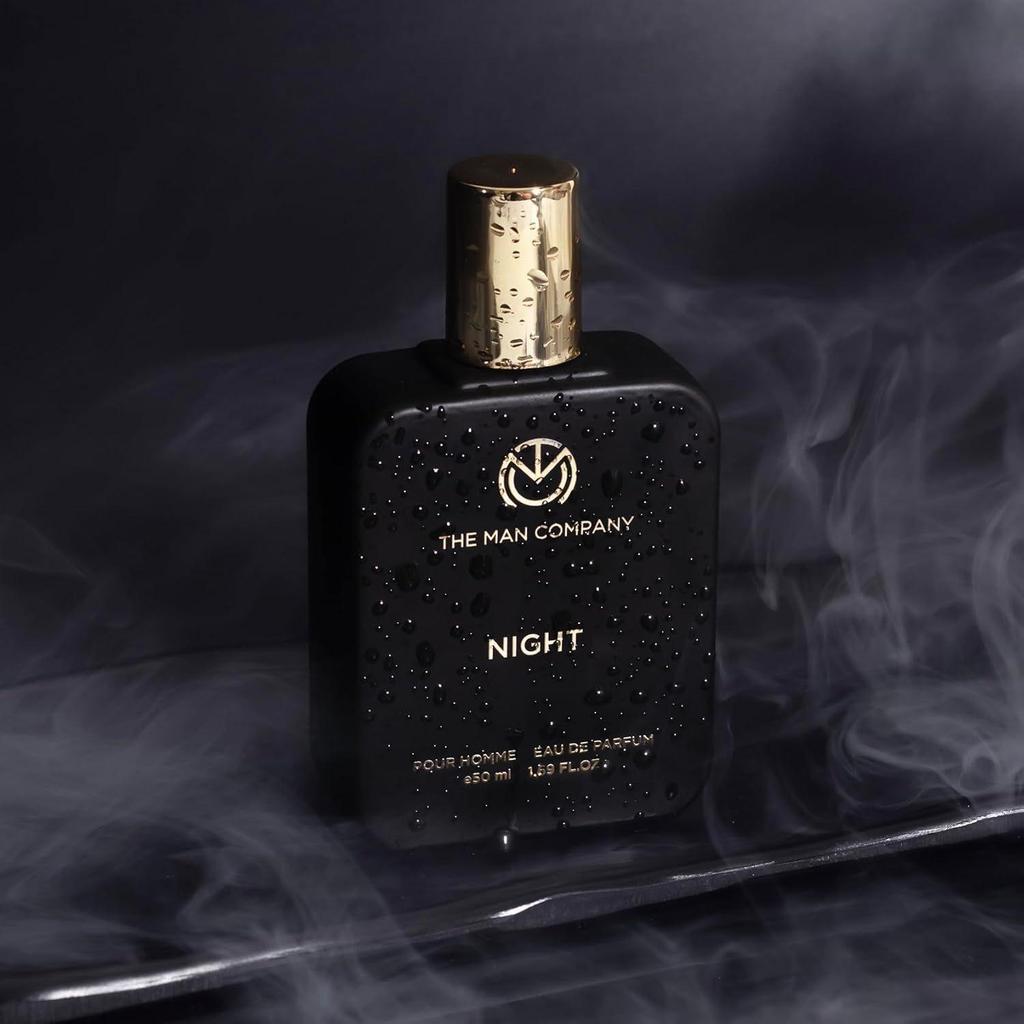 The Man Company Night Perfume for Man - 50ml | Premium Long Lasting Fragrance | Citrusy, Exotic & Woody | Gift For Man | Date Night Body Spray |