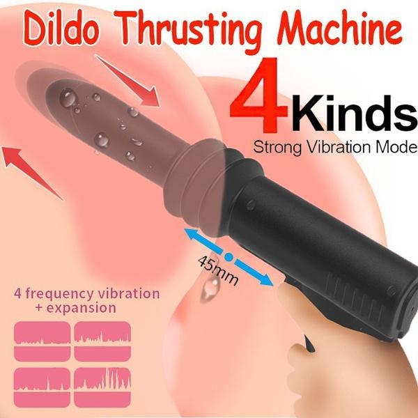 Teleskopický vaginální dildo vibrátor anální kolík anální kolík stimulátor prostaty ženský masturbátor Erotické sexuální hračky pro páry