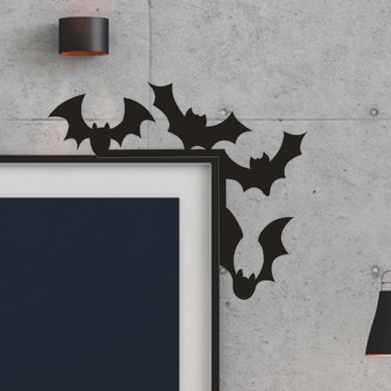 

Yousheng Хэллоуин металлический дверной топпер уникальный летучая мышь тыква ведьма кошка дверной угол знак домашний декор для дверного угла оконный угол