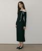 REORG Re-Side Colored Point Long Sleeve Top Black